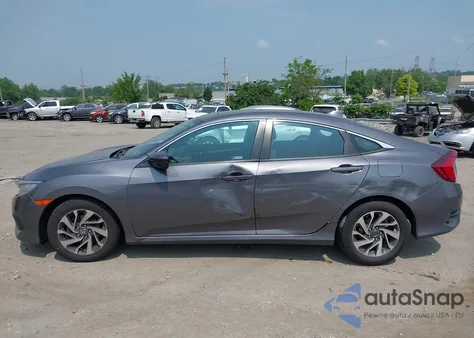 2018 Honda Civic Ex from USA, damaged, VIN 2HGFC2F74JH589988